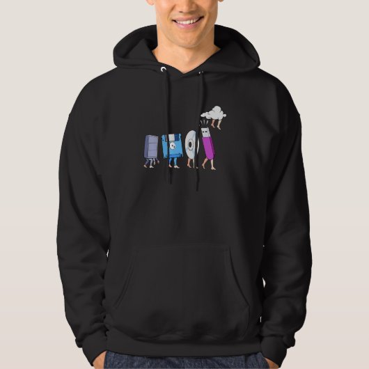 Veste À Capuche Informatique Cloud Evolution Programmer Ingénieur (Devant)