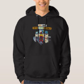Veste À Capuche Informatique Python Codeur Manger Code Dormir Humo (Devant)