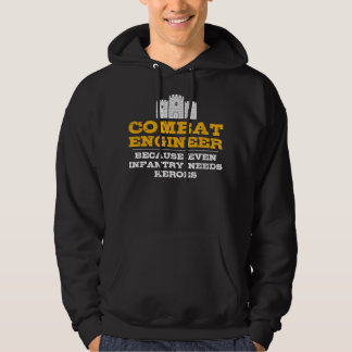 Veste À Capuche Ingénieur de combat - Cadeaux de génie - Ingénieur