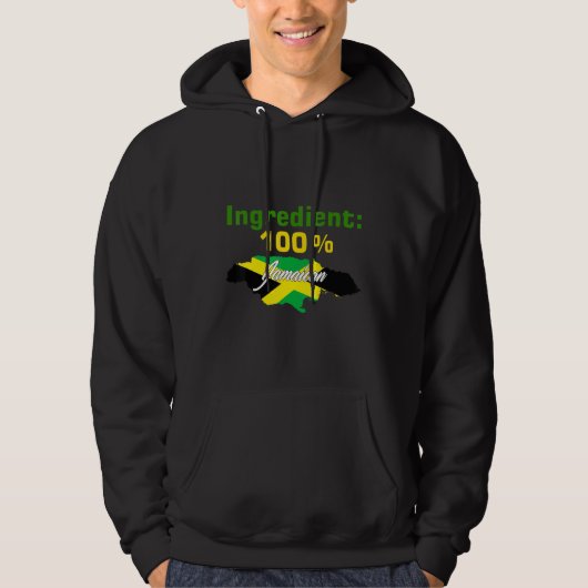 Veste À Capuche Ingrédient 100 jamaïcain (Devant)