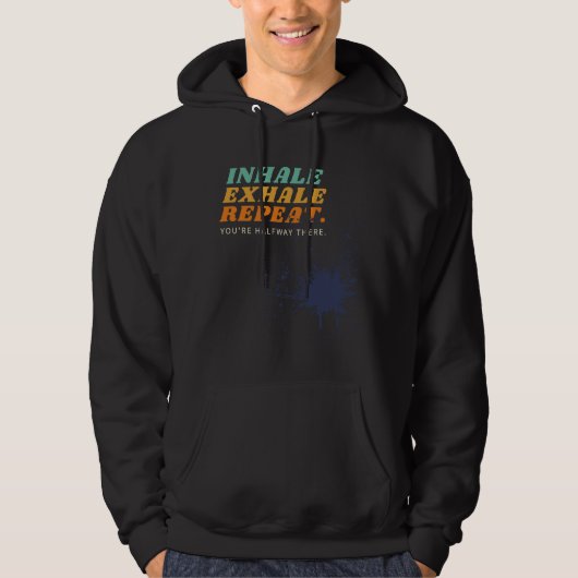 Veste À Capuche Inhaleexhalerepeat Splash couleur (Devant)