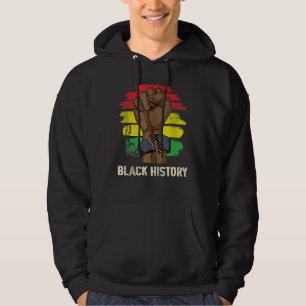 Veste À Capuche Inspirer les leaders noirs Poing de puissance main