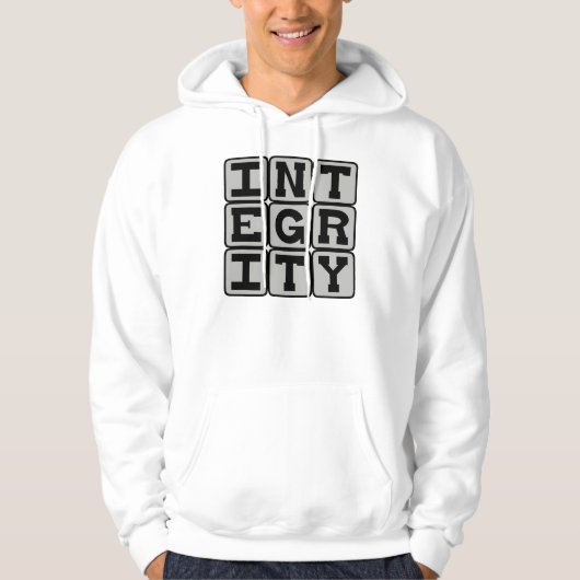 Veste À Capuche Intégrité, motivation (Devant)
