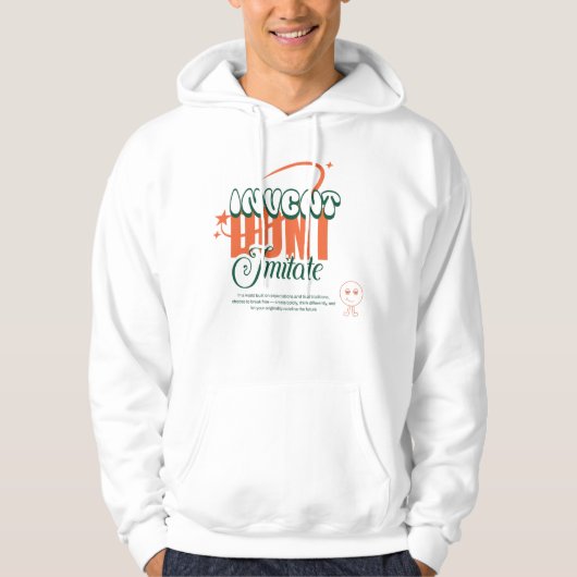 Veste À Capuche invente n'imitez pas (Devant)