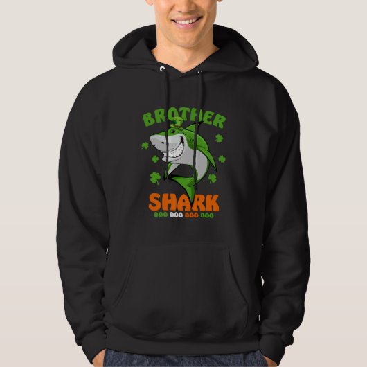 Veste À Capuche Irish Shark St Patrick s Day Cute  For Mens Womens (Devant)