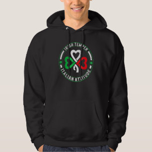 Veste À Capuche Irish Temper Attitude italienne St Patrick's Day
