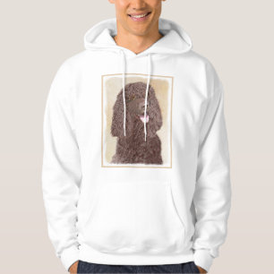 Veste À Capuche Irish Water Spaniel Peinture - Original Dog Art