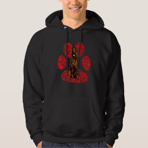 Veste À Capuche Irlandais Setter Love Pata