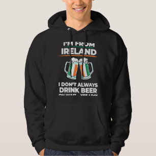 Veste À Capuche Irlande dire pour la bière irlandaise dans le pub