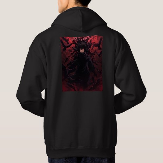 Veste À Capuche Itachi Uchiha Crow Illusionist (Dos)