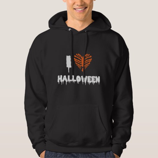 Veste À Capuche J'adore Halloween (Devant)
