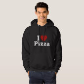 Veste À Capuche J'adore la pizza (Devant entier)