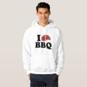 Veste À Capuche J'adore le barbecue (Devant entier)