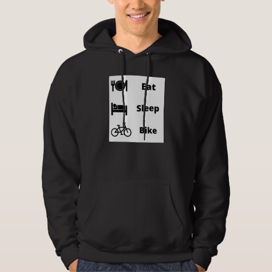 Veste À Capuche J'adore le cyclisme (Devant)