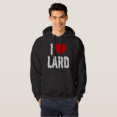 VESTE À CAPUCHE J'ADORE LE SUIF (Devant entier)