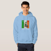 Veste À Capuche J'adore le sweat-shirt d'Irlande (Devant entier)