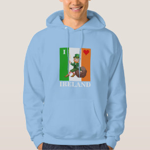 Veste À Capuche J'adore le sweat-shirt d'Irlande