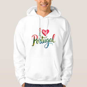 Veste À Capuche J'adore le sweat-shirt Portugal – Cadeau portugais