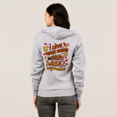 Veste À Capuche J'adore les caillebotis de fromage ! (Dos entier)