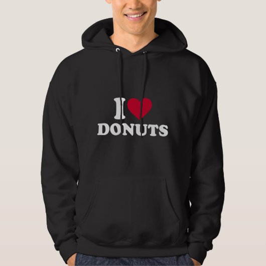 Veste À Capuche J'adore les donuts (Devant)