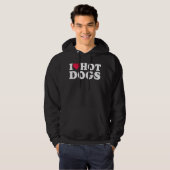 Veste À Capuche J'adore les hot-dogs (Devant entier)