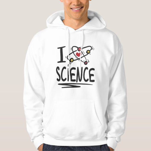 Veste À Capuche J'adore les sciences (Devant)