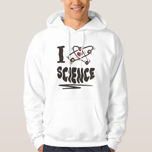 Veste À Capuche J'adore les sciences (Devant)