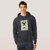Veste À Capuche J'adore mon Pug (Devant entier)