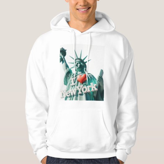 Veste À Capuche J'adore New York (Devant)