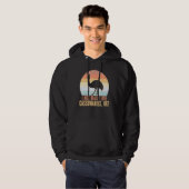 Veste À Capuche J'adore simplement les casoars Coucher de soleil r (Devant entier)