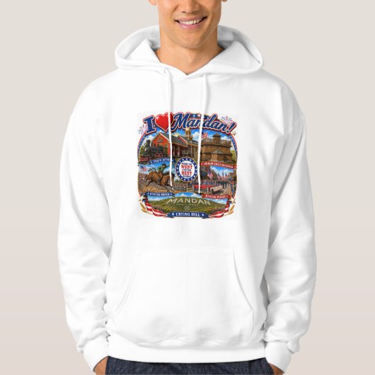 Veste À Capuche J'ADORE Sweatshirt Mandan (Devant)