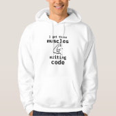 Veste À Capuche J'Ai Ces Muscles Qui Écrivent Code Drôle Coder (Devant)