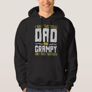Veste À Capuche J'Ai Deux Titres Papa Et Grampy Et Les Rock Bot