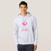 Veste À Capuche J'ai envahi le Flamant rose d'hiver de la haine (Devant entier)