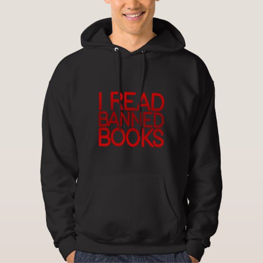 Veste À Capuche J'Ai Lu Des Livres Interdits (Devant)