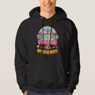 Veste À Capuche J'Ai Marié Mon Âne Il Y A 23 Ans 23E Mariage An