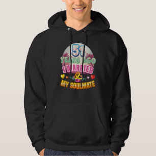Veste À Capuche J'Ai Marié Mon Âne Il Y A 51 Ans 51E Mariage An
