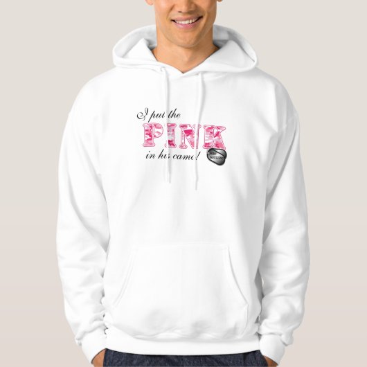 Veste À Capuche J'ai mis le ROSE dans son camo (Devant)