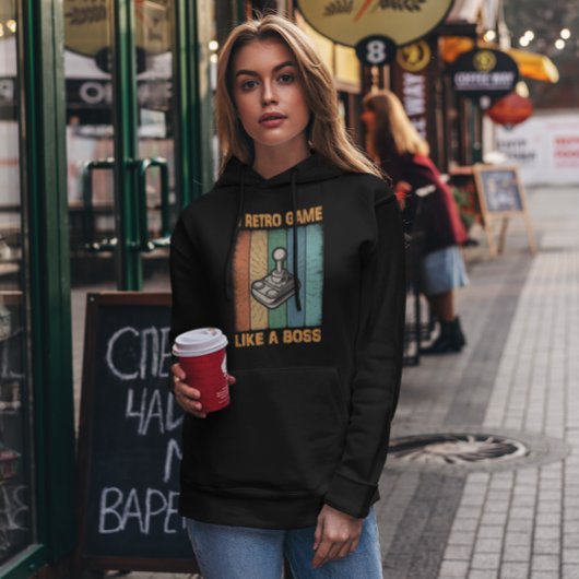 Veste À Capuche J'Ai Retro Jeu Comme Un Patron - Jeu Vidéo
