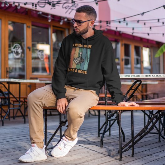 Veste À Capuche J'Ai Retro Jeu Comme Un Patron - Jeu Vidéo