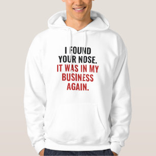 Veste À Capuche J'Ai Trouvé Ton Nez