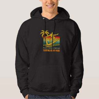 Veste À Capuche J'ai un cœur d'eau salée et le surf à l'esprit