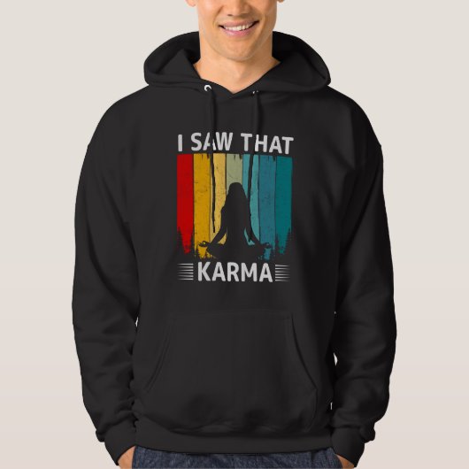 Veste À Capuche J'ai vu ce karma (Devant)