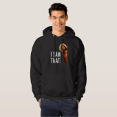Veste À Capuche J'Ai Vu Que Jésus Mème Correspondance Chrétienne (Devant entier)