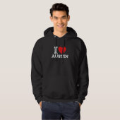 Veste À Capuche J'aime Austin (Devant entier)