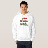 Veste À Capuche J'aime des livres (Devant entier)