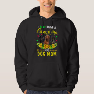 Veste À Capuche J'Aime Être Grand-Mère Et Chien Maman Chien Chiens