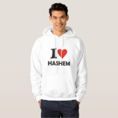 Veste À Capuche J'aime Hashem (Devant entier)