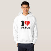 Veste À Capuche j'aime jésus (Devant entier)