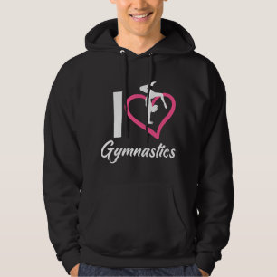 Veste À Capuche J'aime la gymnastique drôle cheerleading gymnastiq